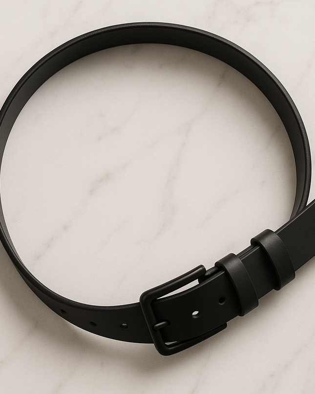 Modern casual belt on marble