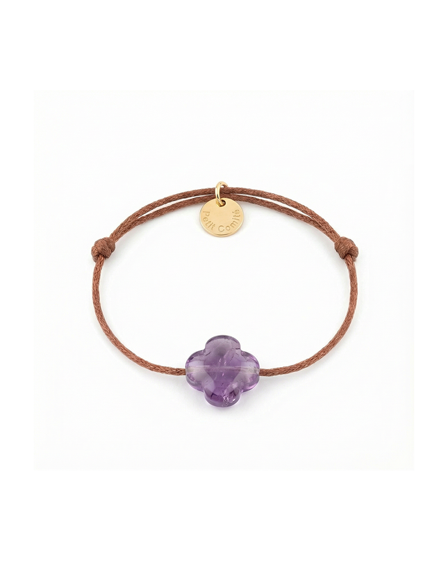Petit Comité Armband Geboortesteen Februari Amethist