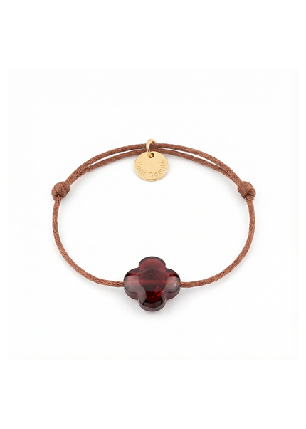 Petit Comité Armband Geboortesteen Januari Granaat