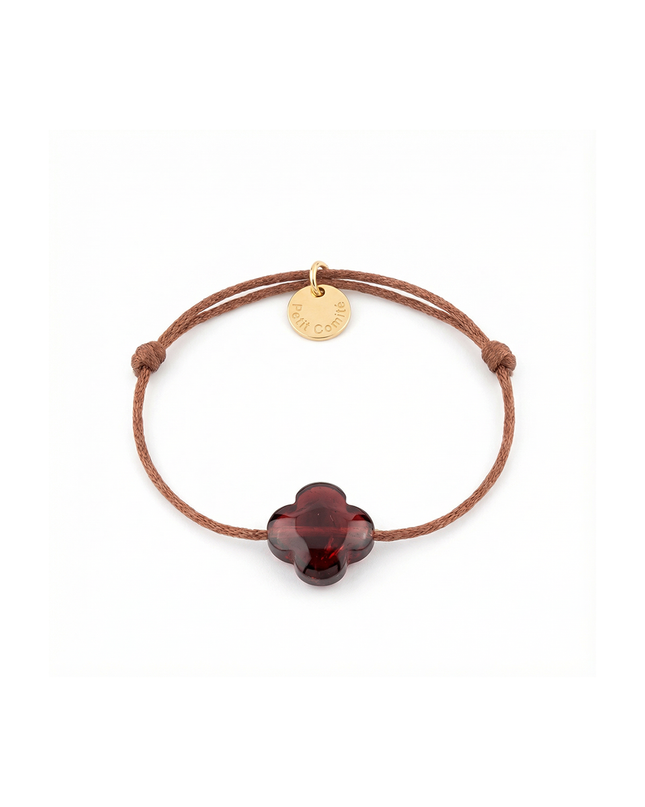 Petit Comité Armband Geboortesteen Januari Granaat