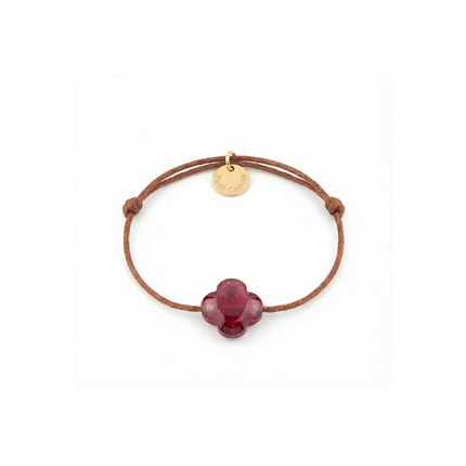 Petit Comité Armband Geboortesteen Juli Robijn