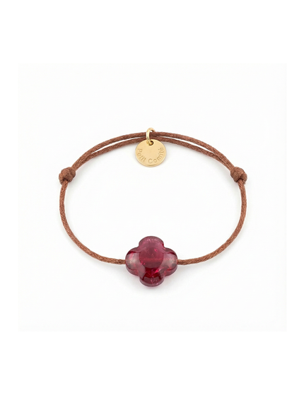 Petit Comité Armband Geboortesteen Juli Robijn