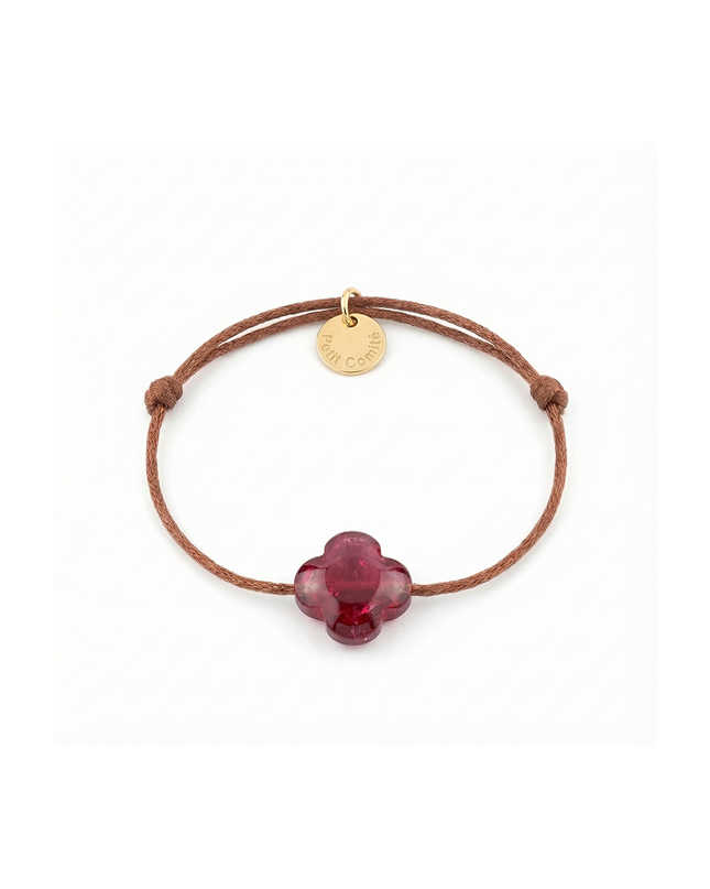 Petit Comité Armband Geboortesteen Juli Robijn