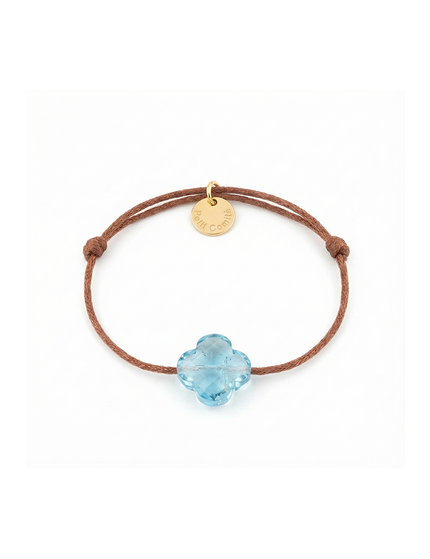Petit Comité Armband Geboortesteen Maart Aquamarijn
