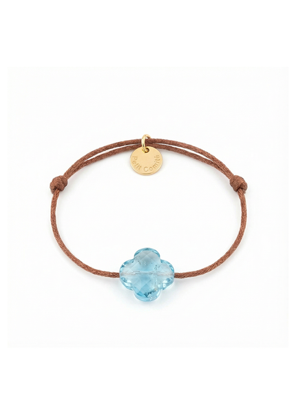 Petit Comité Armband Geboortesteen Maart Aquamarijn