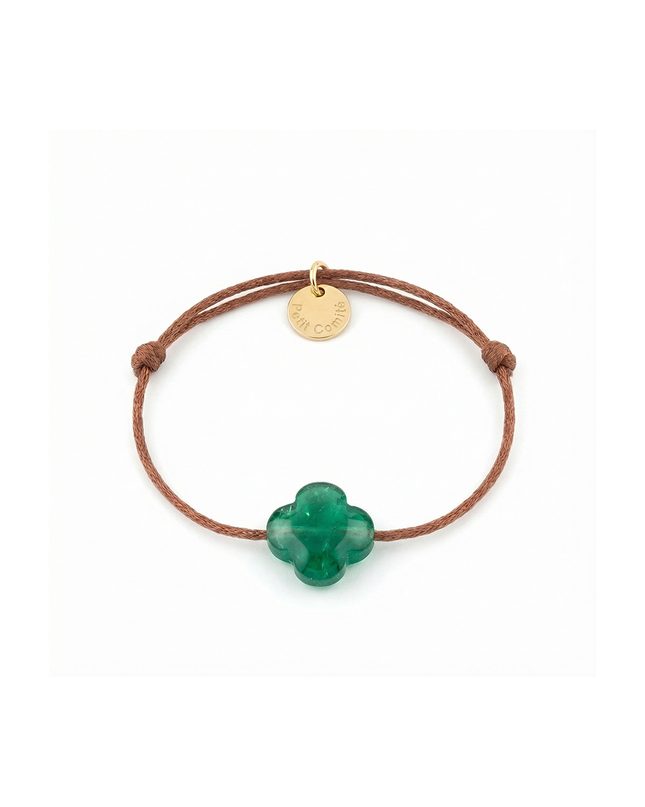 Petit Comité Armband Geboortesteen Mei Smaragd