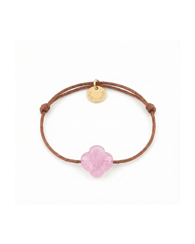 Petit Comité Armband Geboortesteen Oktober Rozenkwarts