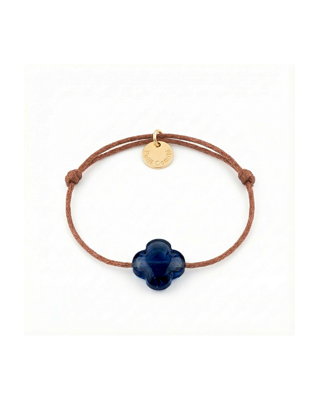 Petit Comité Armband Geboortesteen September Saffier