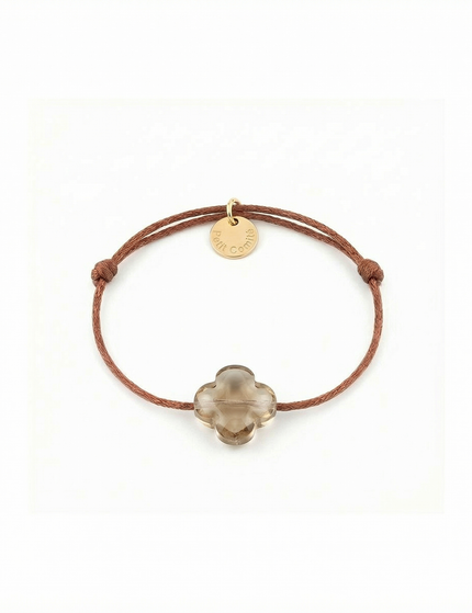 Petit Comité Armband Geboortesteen Smokey Topaas
