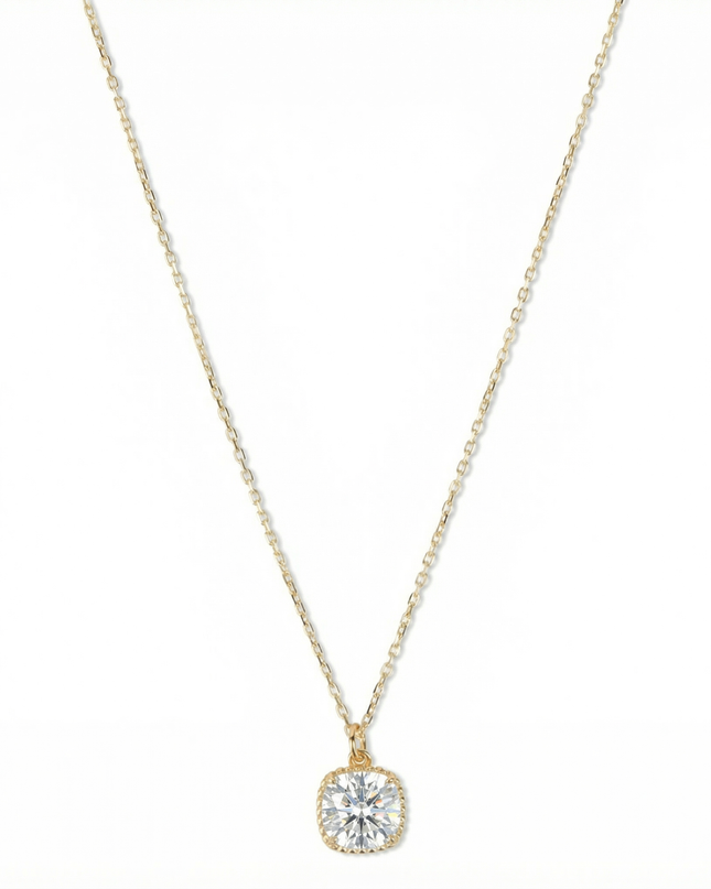 Petit Comité Geboortesteen Ketting april kristal