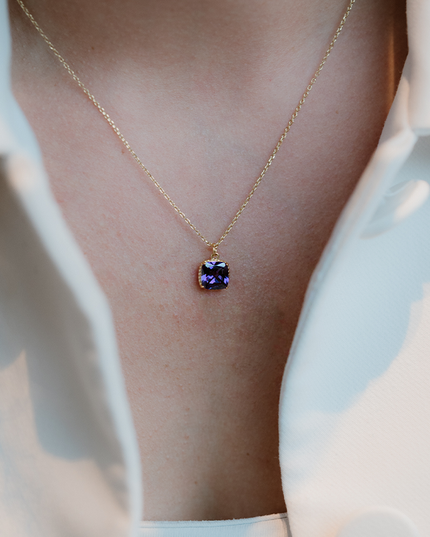Petit Comité Geboortesteen Ketting februari amethist