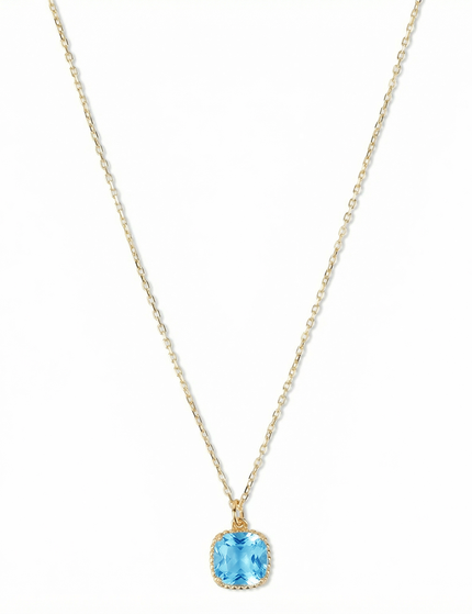 Petit Comité Geboortesteen Ketting maart aquamarijn