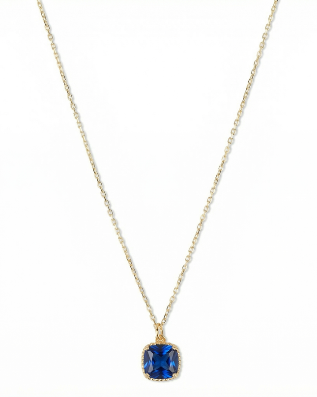 Petit Comité Geboortesteen Ketting september saffier