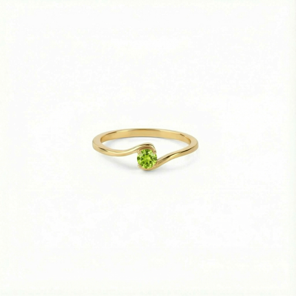 Petit Comité Geboortesteen Ring augustus peridoot