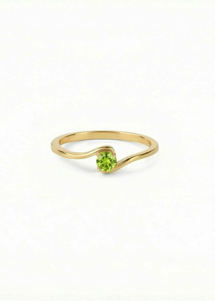Petit Comité Geboortesteen Ring augustus peridoot