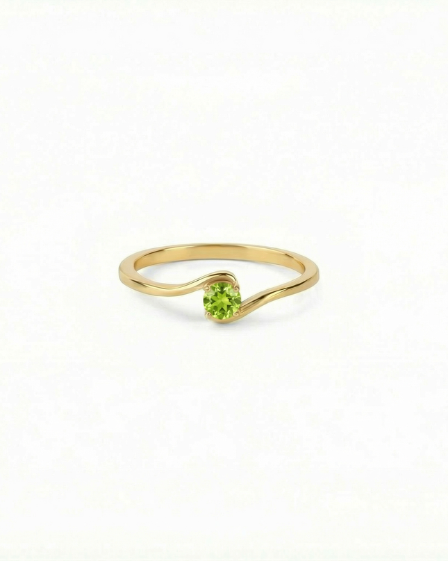 Petit Comité Geboortesteen Ring augustus peridoot