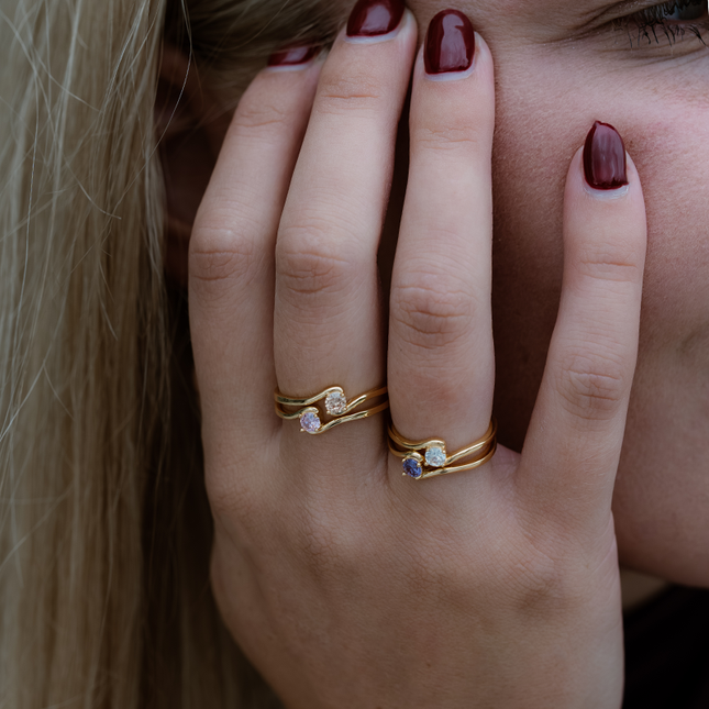Petit Comité Geboortesteen Ring augustus peridoot
