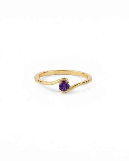 Petit Comité Geboortesteen Ring februari amethist