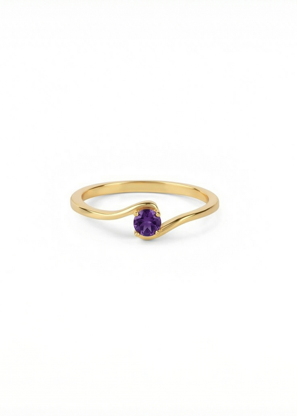 Petit Comité Geboortesteen Ring februari amethist