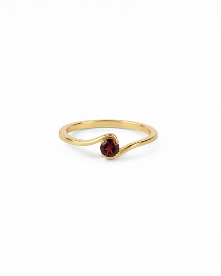 Petit Comité Geboortesteen Ring januari granaat