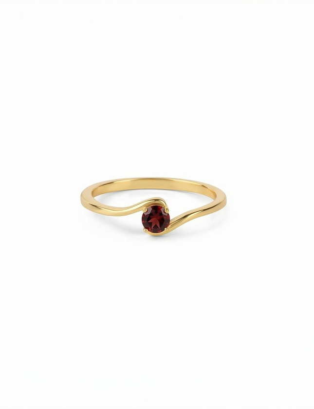 Petit Comité Geboortesteen Ring januari granaat