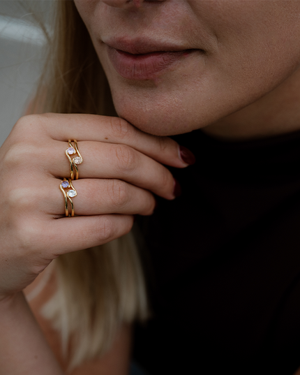 Petit Comité Geboortesteen Ring juli robijn