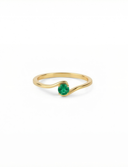 Petit Comité Geboortesteen Ring mei smaragd