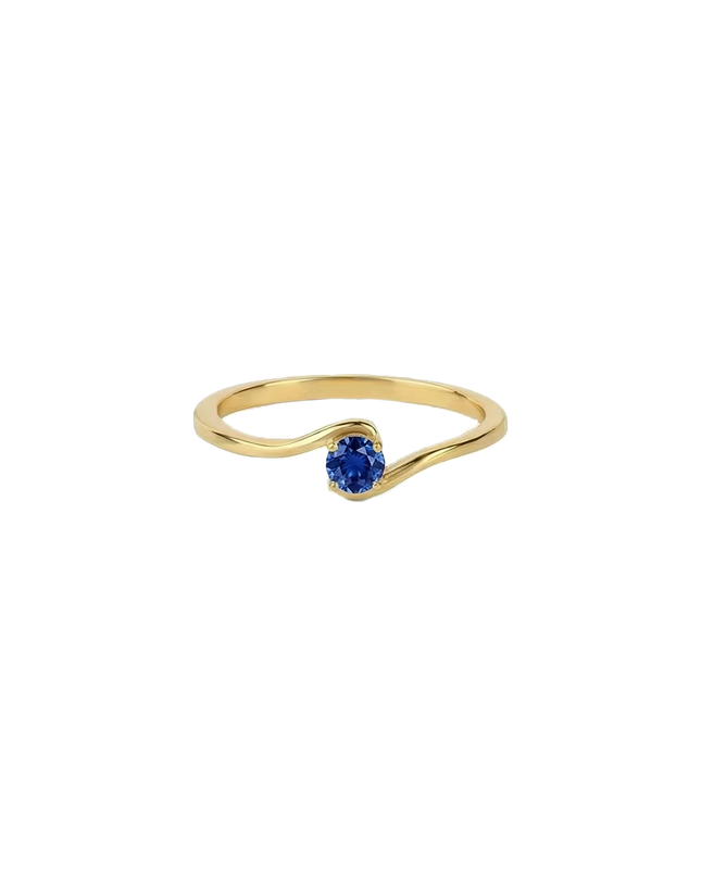 Petit Comité Geboortesteen Ring september saffier