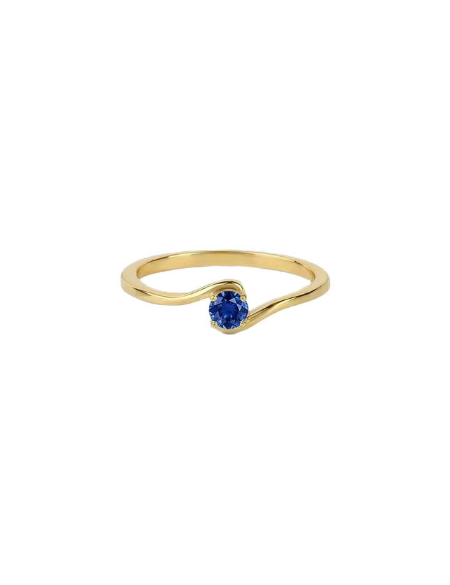 Petit Comité Geboortesteen Ring september saffier