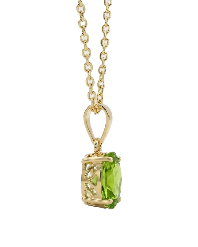 Petit Comité Vintage Ketting Geboortesteen Augustus Peridoot