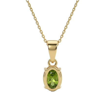 Petit Comité Vintage Ketting Geboortesteen Augustus Peridoot
