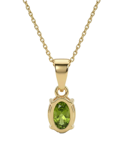 Petit Comité Vintage Ketting Geboortesteen Augustus Peridoot