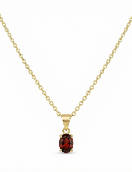 Petit Comité Vintage Ketting Geboortesteen januari Granaat