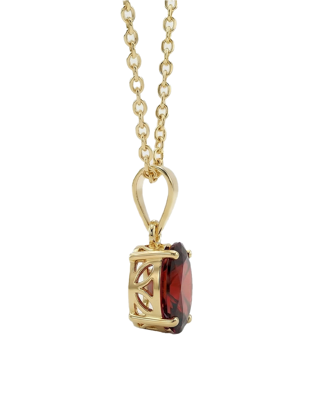 Petit Comité Vintage Ketting Geboortesteen januari Granaat