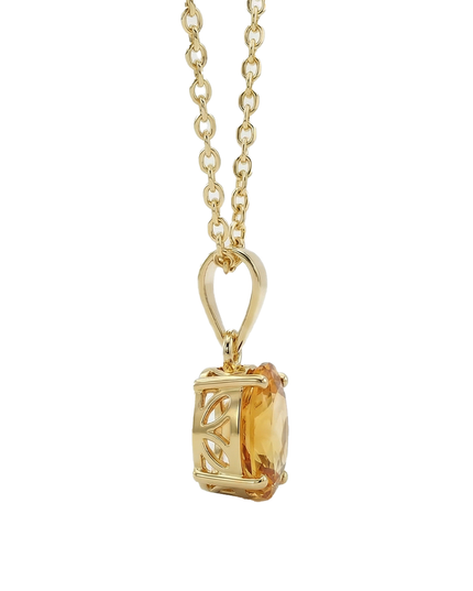 Petit Comité Vintage Ketting Geboortesteen November Citrien