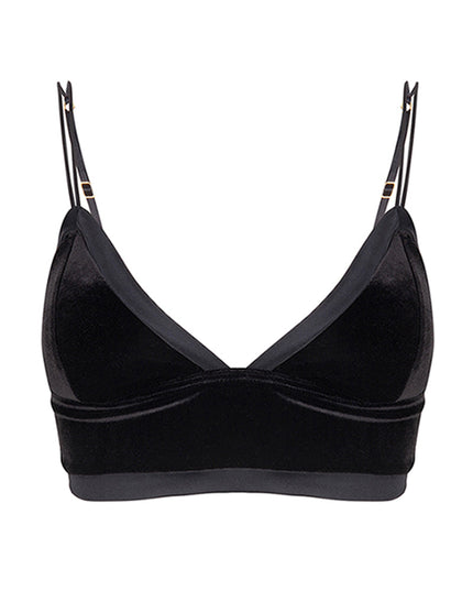 Chptr-S, Sister from another mister, Black, Velvet, Sexy, Casual, William, Bralette