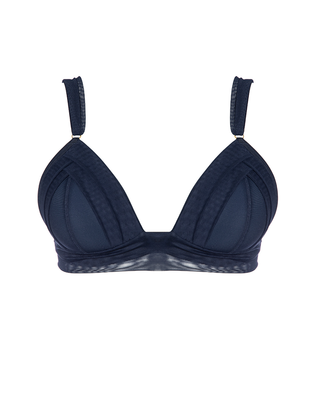 The Shaped skin, bra, blue, cup