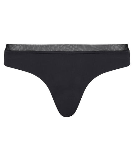 Microfiber, mesh, string, Benjamin, bottom, Chptr-s, sister from another mister, black 