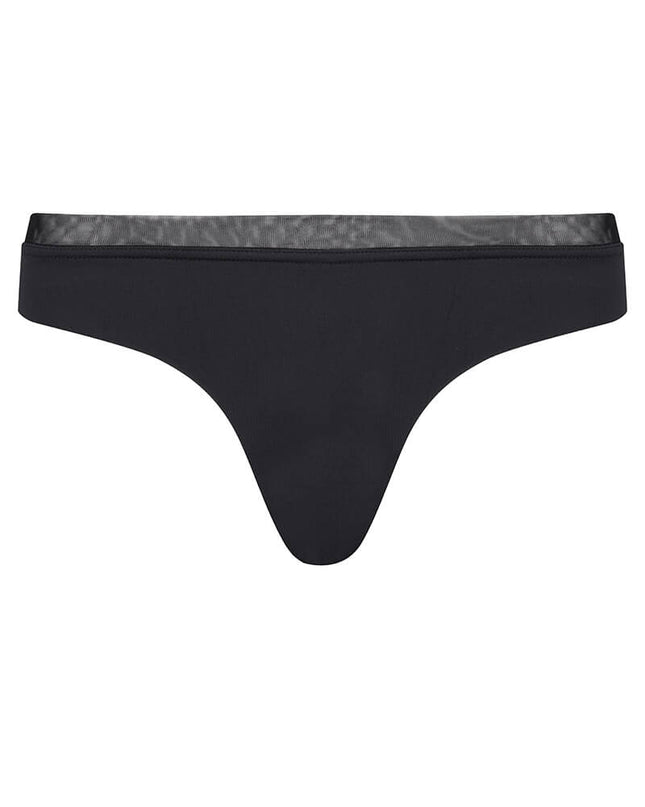 Microfiber, mesh, string, Benjamin, bottom, Chptr-s, sister from another mister, black 