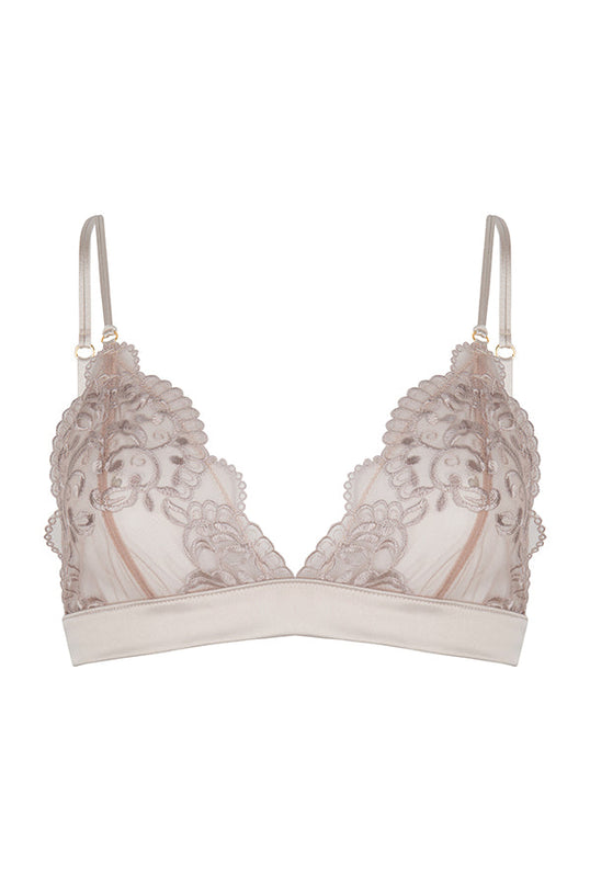 Chptr-s, back to business, Champagne, Satin, Lace, The Ambitious, bralette